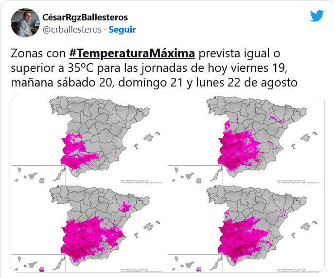 Previsión del tiempo en Isla Cristina para hoy domingo 21 de agosto
