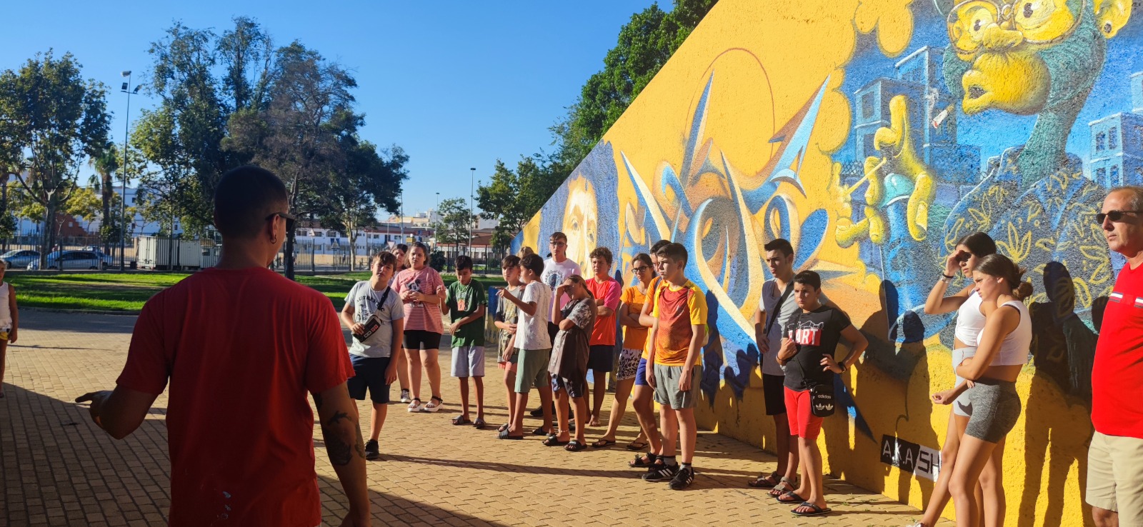 Finalizó en Isla Cristina el Taller de Graffitis organizado por Delegación de Juventud