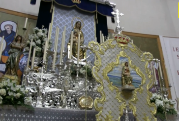 Bendición del Nuevo Simpecado de la Virgen del Mar y posterior Rosario de Antorchas y Velas
