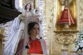 La joven isleña María del Mar Hernández exaltó a la Virgen del Rosario, Patrona de Isla Cristina