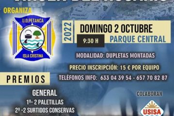 Isla Cristina acogerá el Torneo de petanca Virgen del Rosario