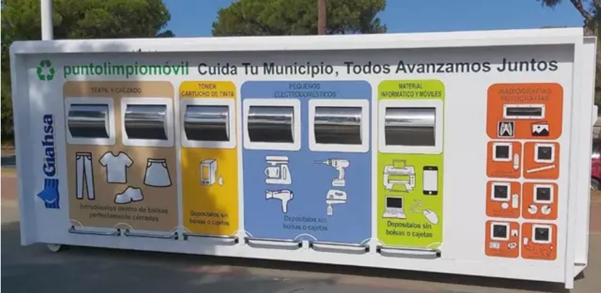 Los puntos limpios móviles de Giahsa vuelven a recorrer la provincia de Huelva