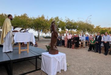 Isla Cristina celebra la onomástica de San Francisco de Asís con una misa de campaña