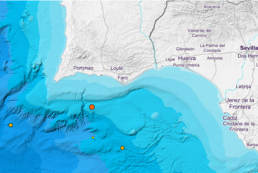 Un terremoto de 3,6 grados frente a la costa de Huelva