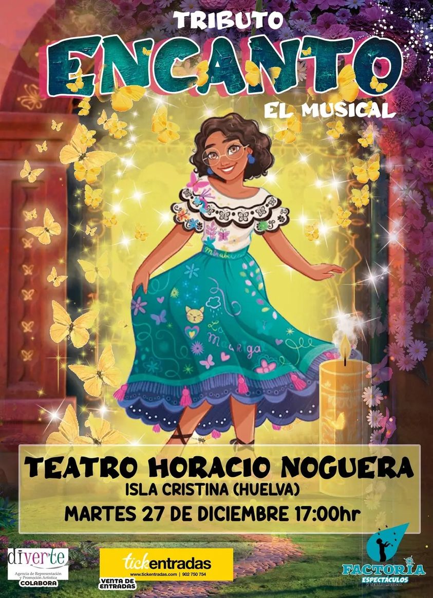 El Musical “Tributo ENCANTO” desembarca en Isla Cristina