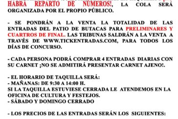 Precios y horarios de las entradas para el concurso de teatro del Carnaval de Isla Cristina