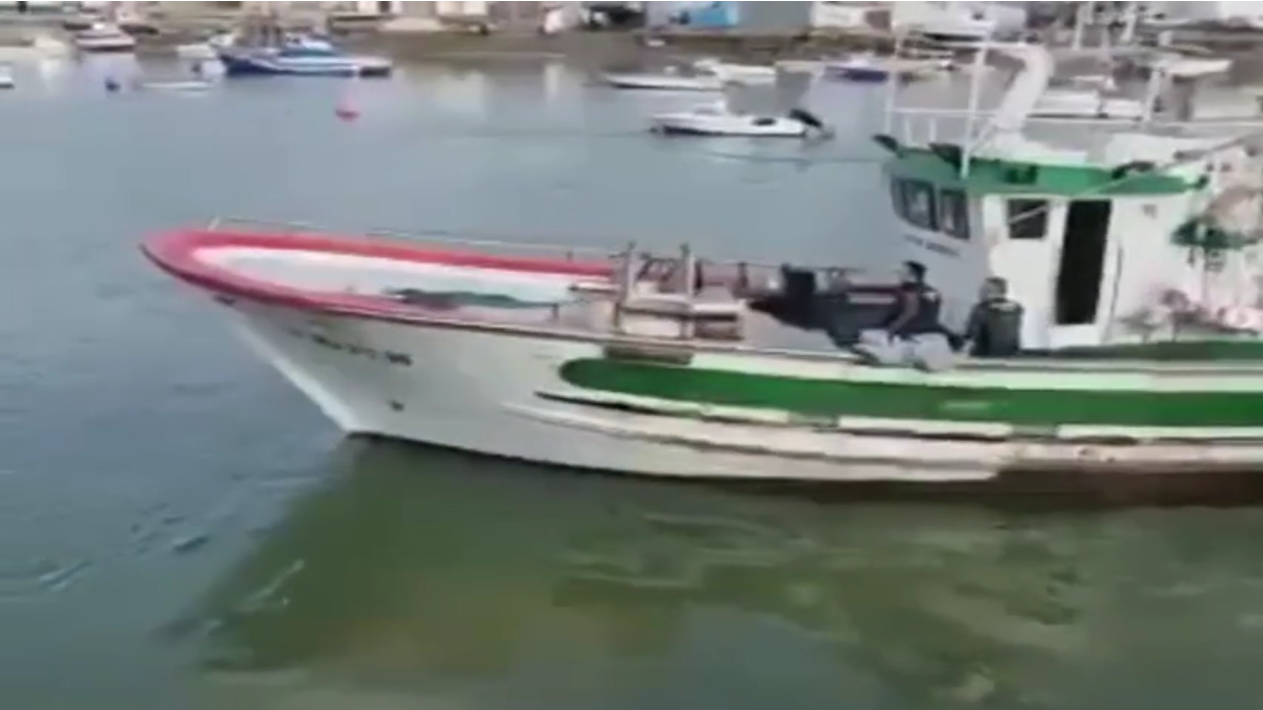 Interceptan un pesquero cargado de hachís en Isla Cristina