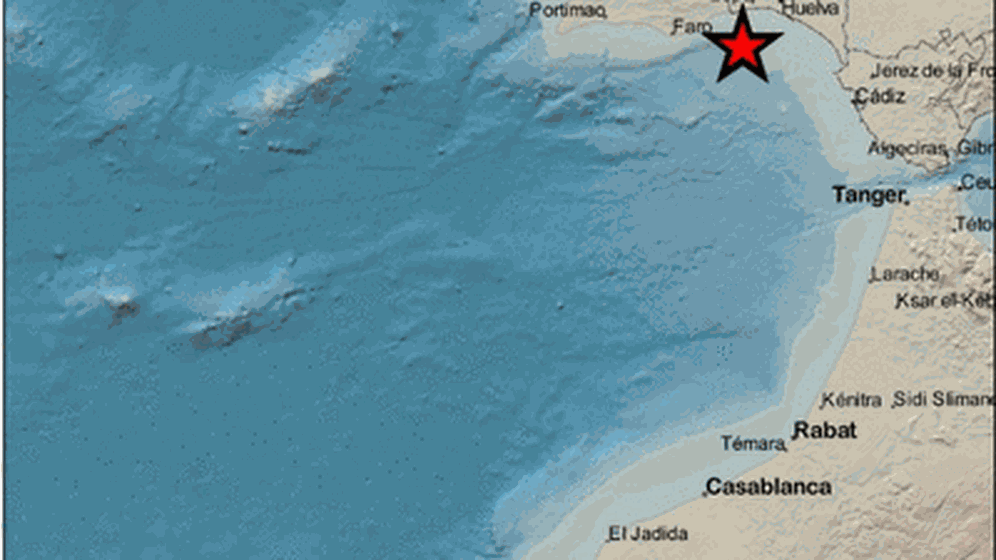 Un terremoto de magnitud 4.3 se deja sentir en Isla Cristina
