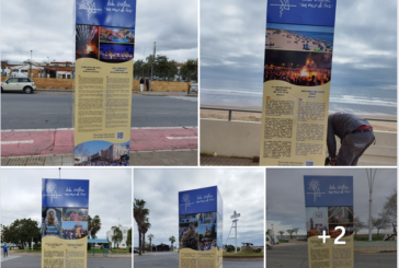 Colocado los monolitos de Difusión Turístico – Cultural de Isla Cristina