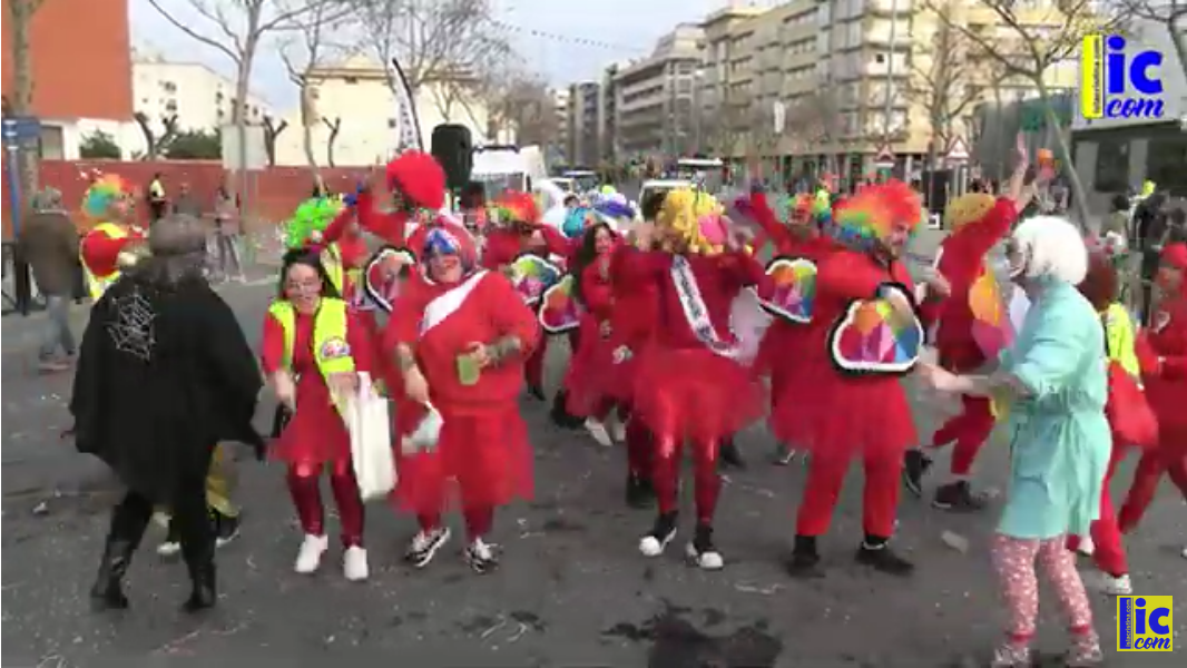 Desfile en la Cabalgata de Murgas, Comparsas, Cuartetos y Coros del Carnaval de Isla Cristina 2023