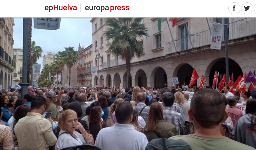 Concentración este jueves en Huelva “en defensa” de la Unidad de Ictus tras su cierre en el Hospital Juan Ramón Jiménez