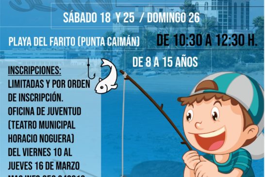 Formación y promoción de pesca con caña en Isla Cristina
