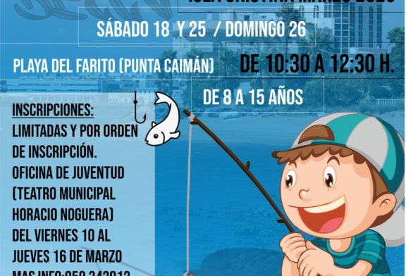 Formación y promoción de pesca con caña en Isla Cristina