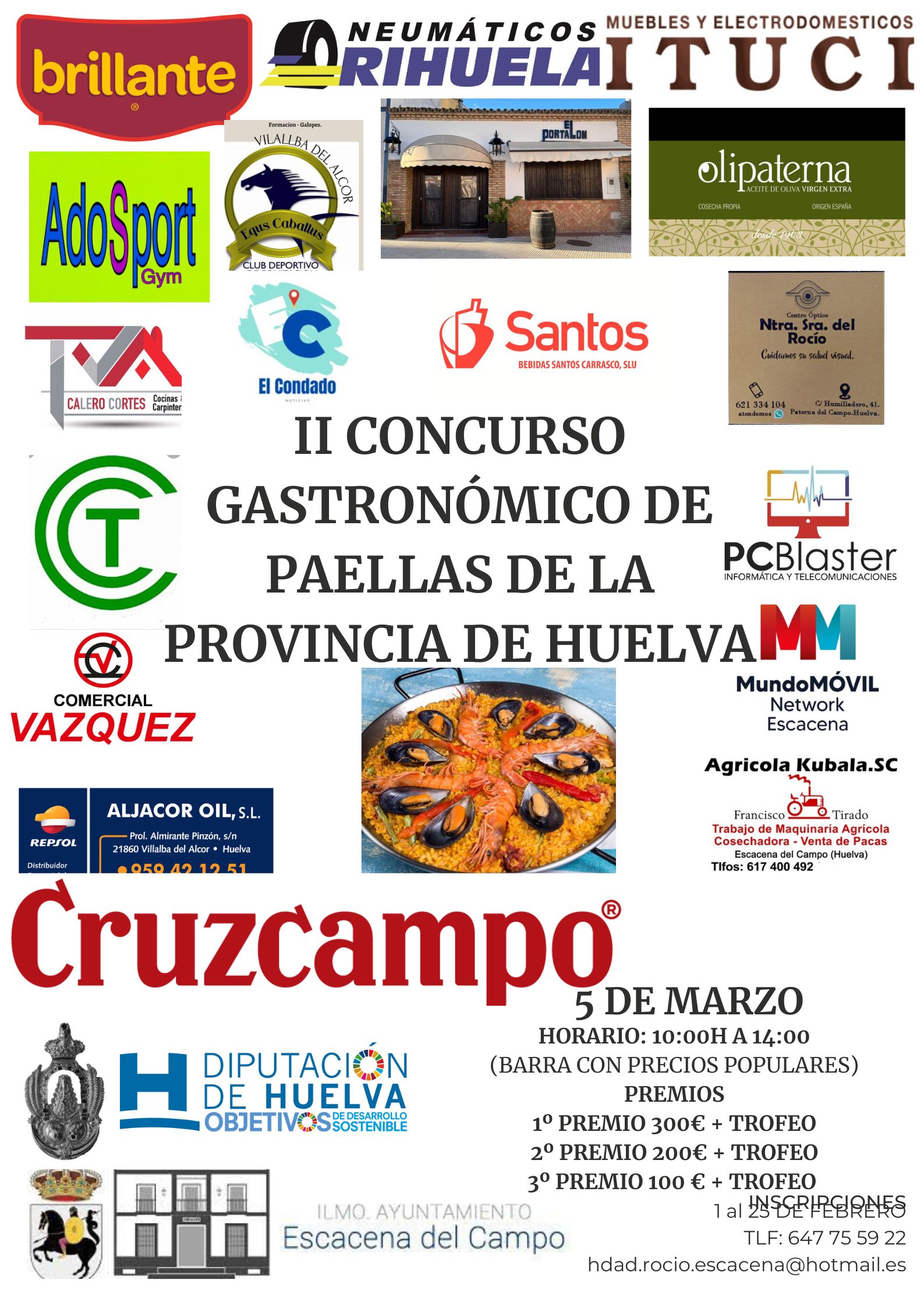 II Concurso Gastronómico de Paellas de la provincia de Huelva