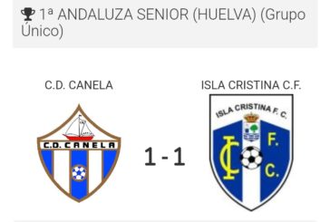 Reparto de puntos entre el Canela vs Isla Cristina