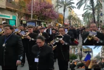 La Semana Santa comienza interpretándose marchas procesionales de la autoría del compositor isleño Antonio Pérez Silva