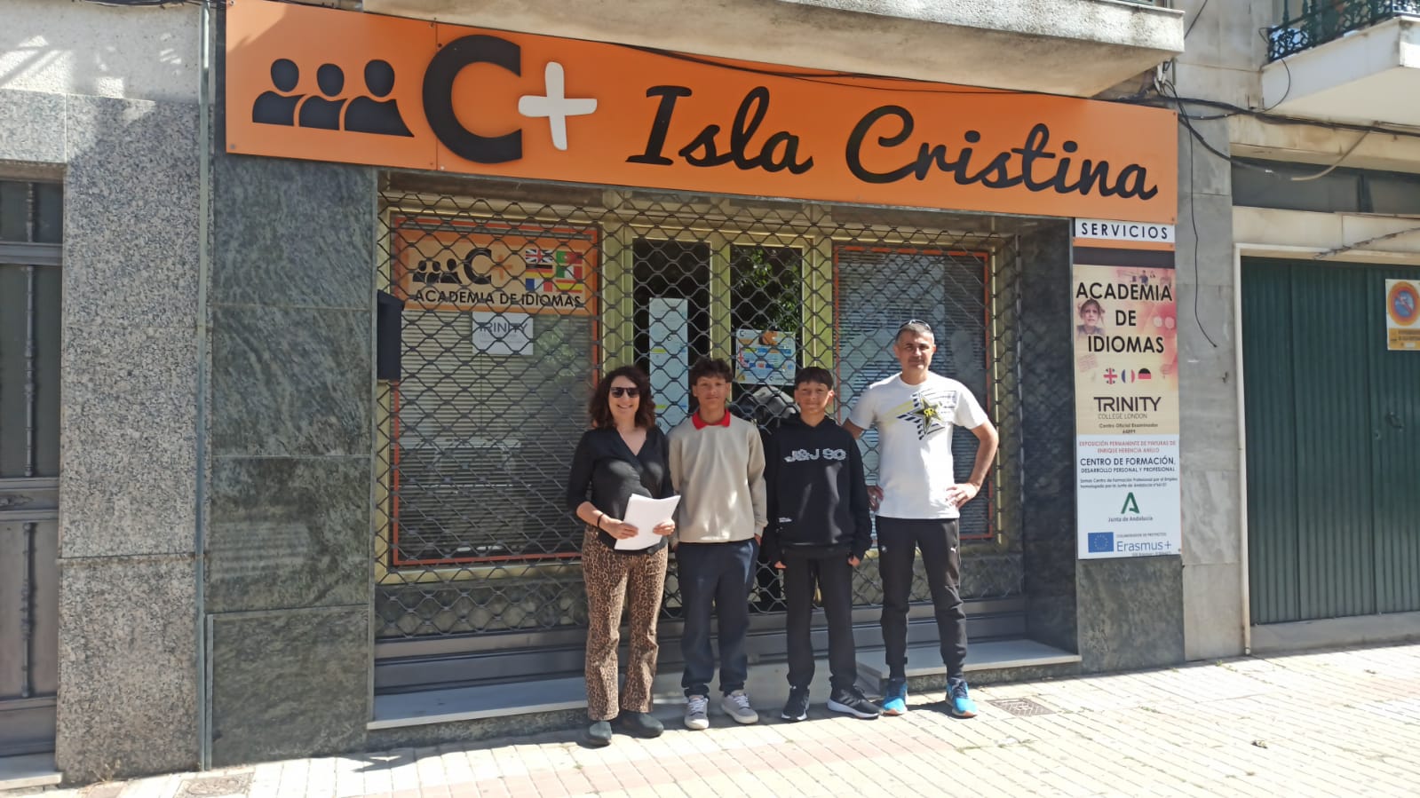 Alumnado de C+ Isla Cristina de Erasmus en Malta