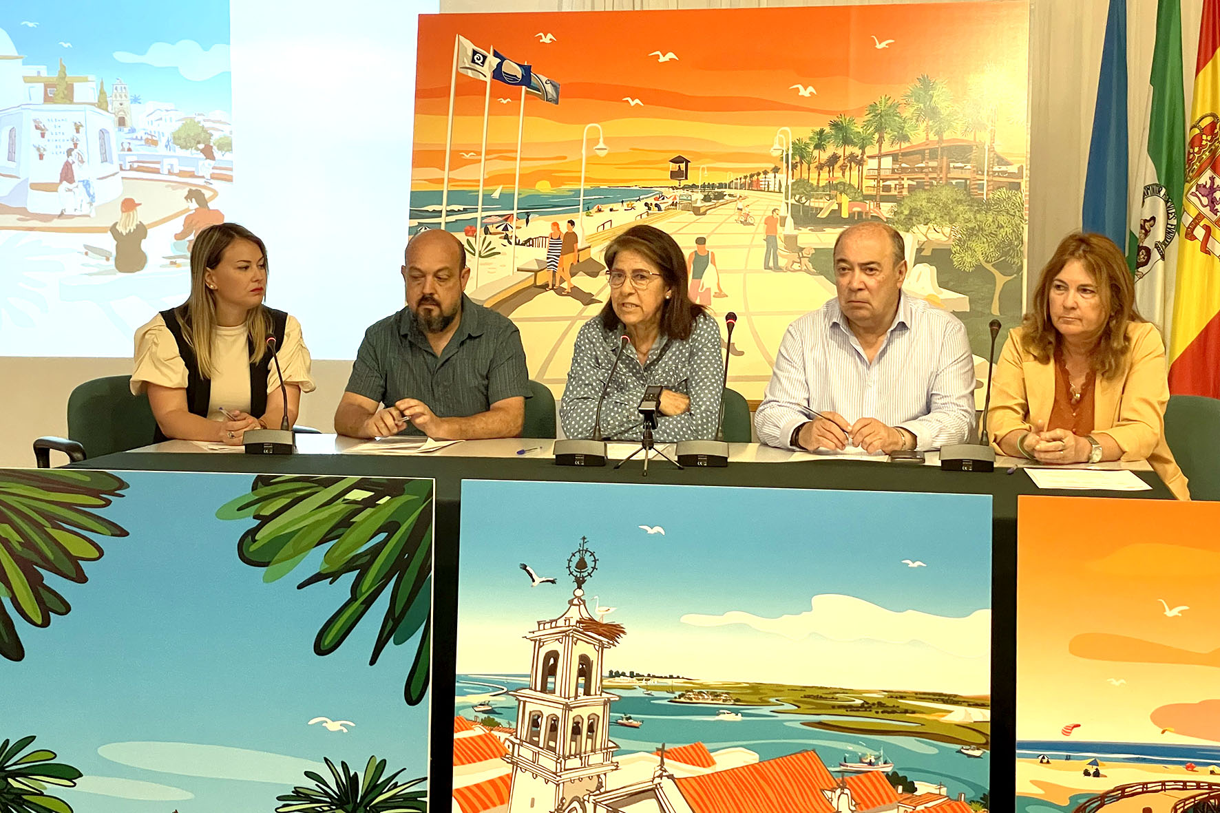 Presentación de la ampliación de la cartelería de promoción turística de Islantilla, Lepe e Isla Cristina