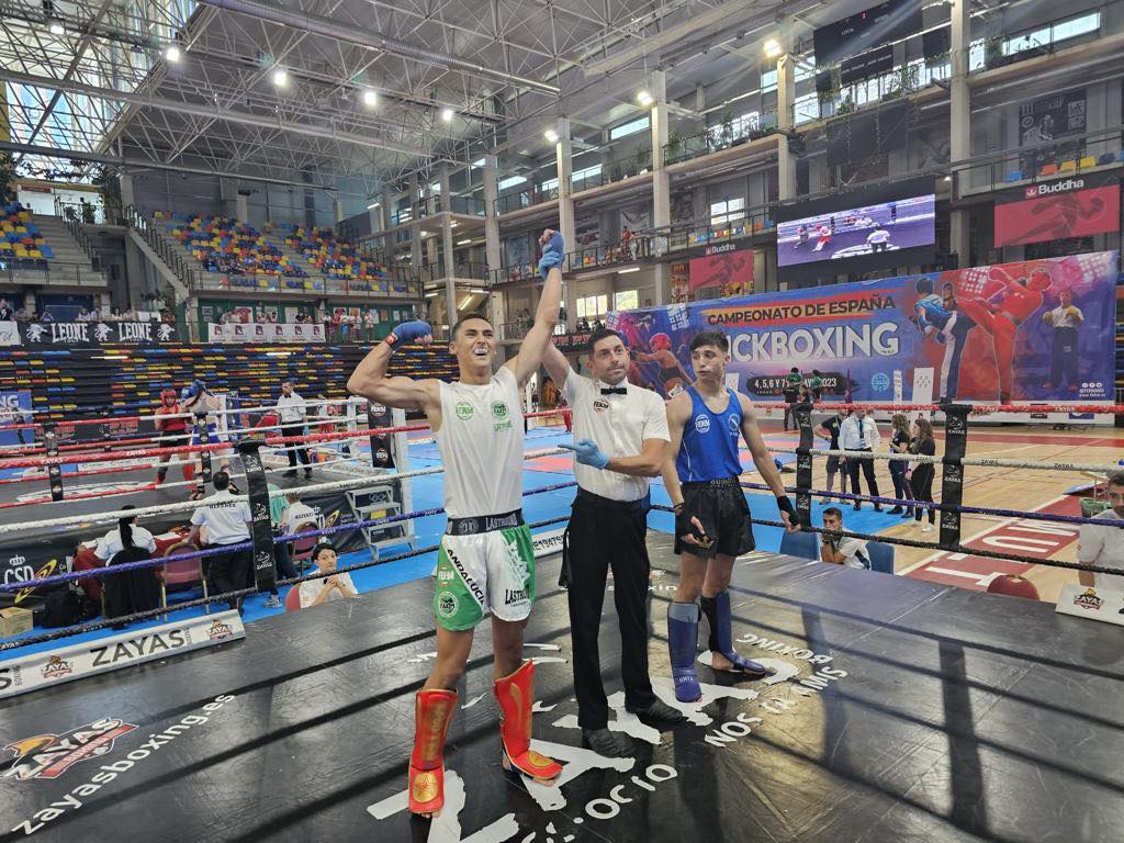 El luchador isleño Daniel Rodríguez, se proclama campeón de España de K1 -71 kilo