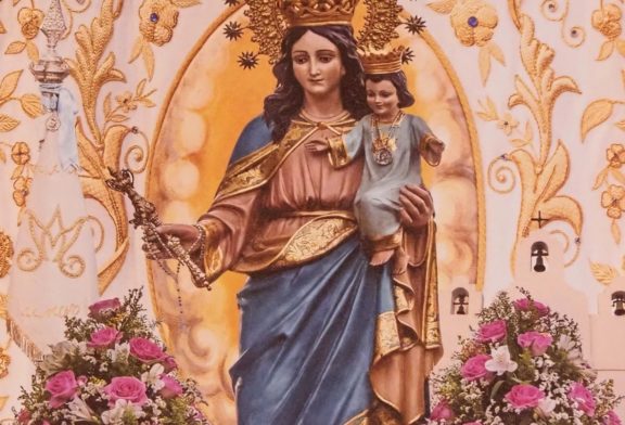 Cartel de las Fiestas Patronales en Honor a María Auxiliadora de Pozo del Camino 2023.