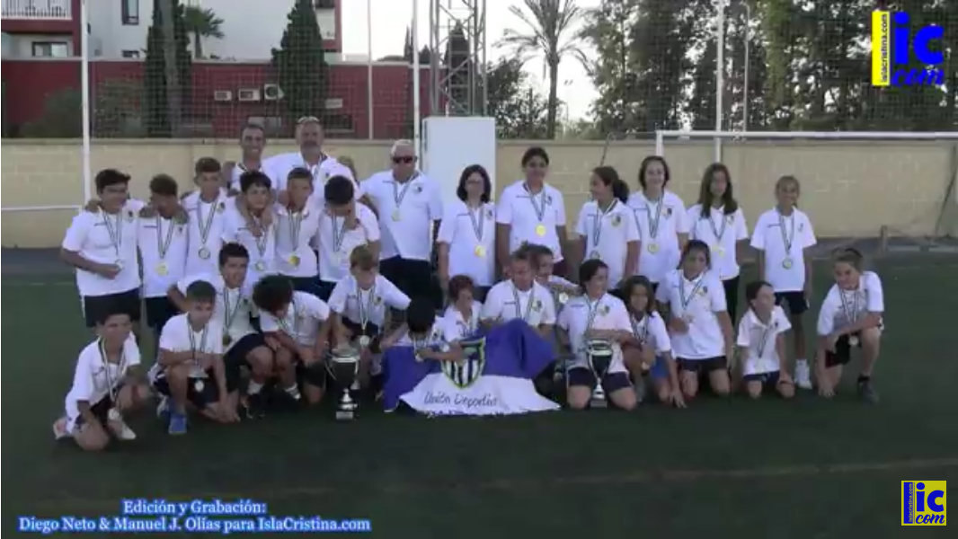 Entrega de Trofeos Campeones de Liga Alevín A y Alevín Femenino UD Punta del Caimán
