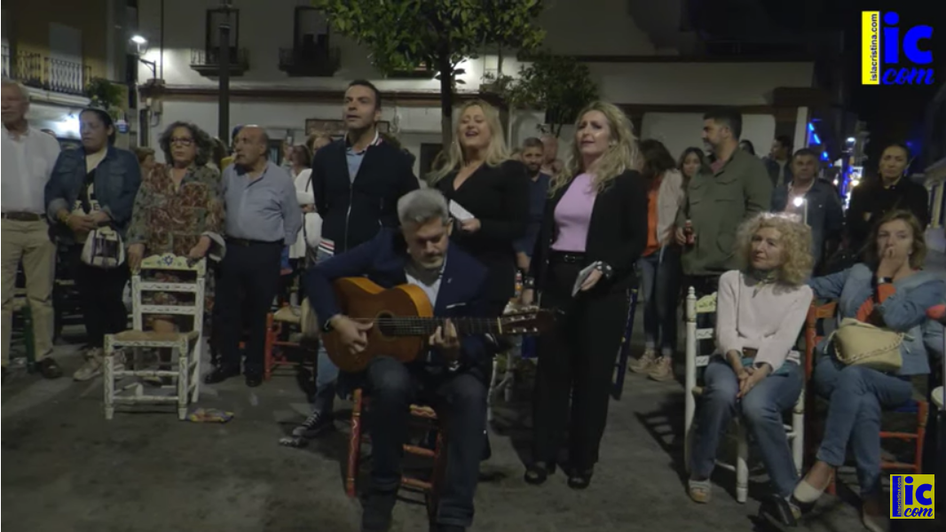 Canto de la Salve Hermandad del Rocío de Isla Cristina, a cargo del grupo Limeranza