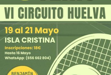 Isla Cristina acoge el VI Circuito de Huelva de Tenis