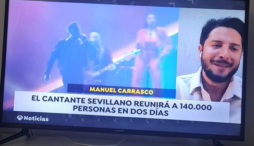 Manuel Carrasco es sevillano según Antena 3 noticias