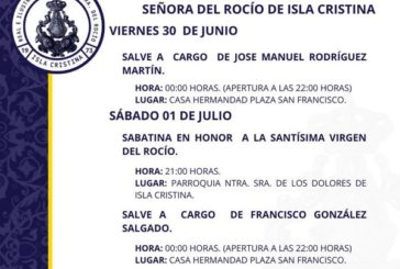 Sabatina y Salve de la Hermandad del Rocío de Isla Cristina
