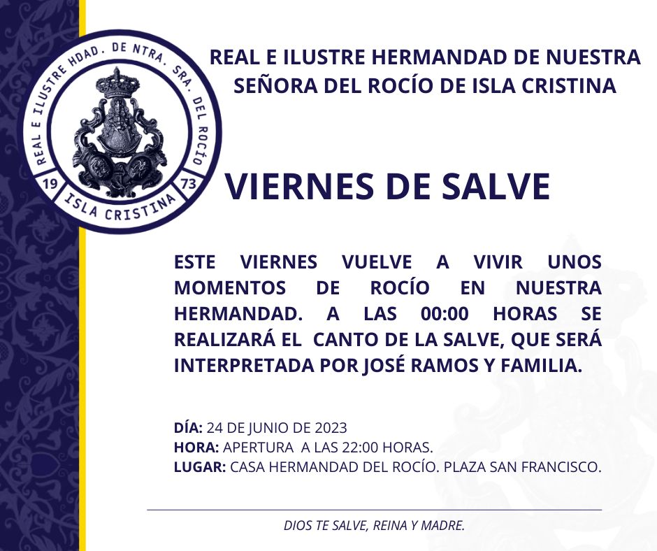 José Ramos y Familia en la Salve Rociera de Isla Cristina