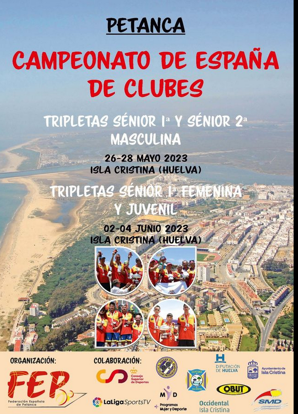 Isla Cristina acoge el Campeonato de España de Petanca Tripletas femenino y juvenil
