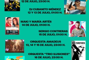 Actuaciones en las Fiestas del Carmen de Isla Cristina 2023