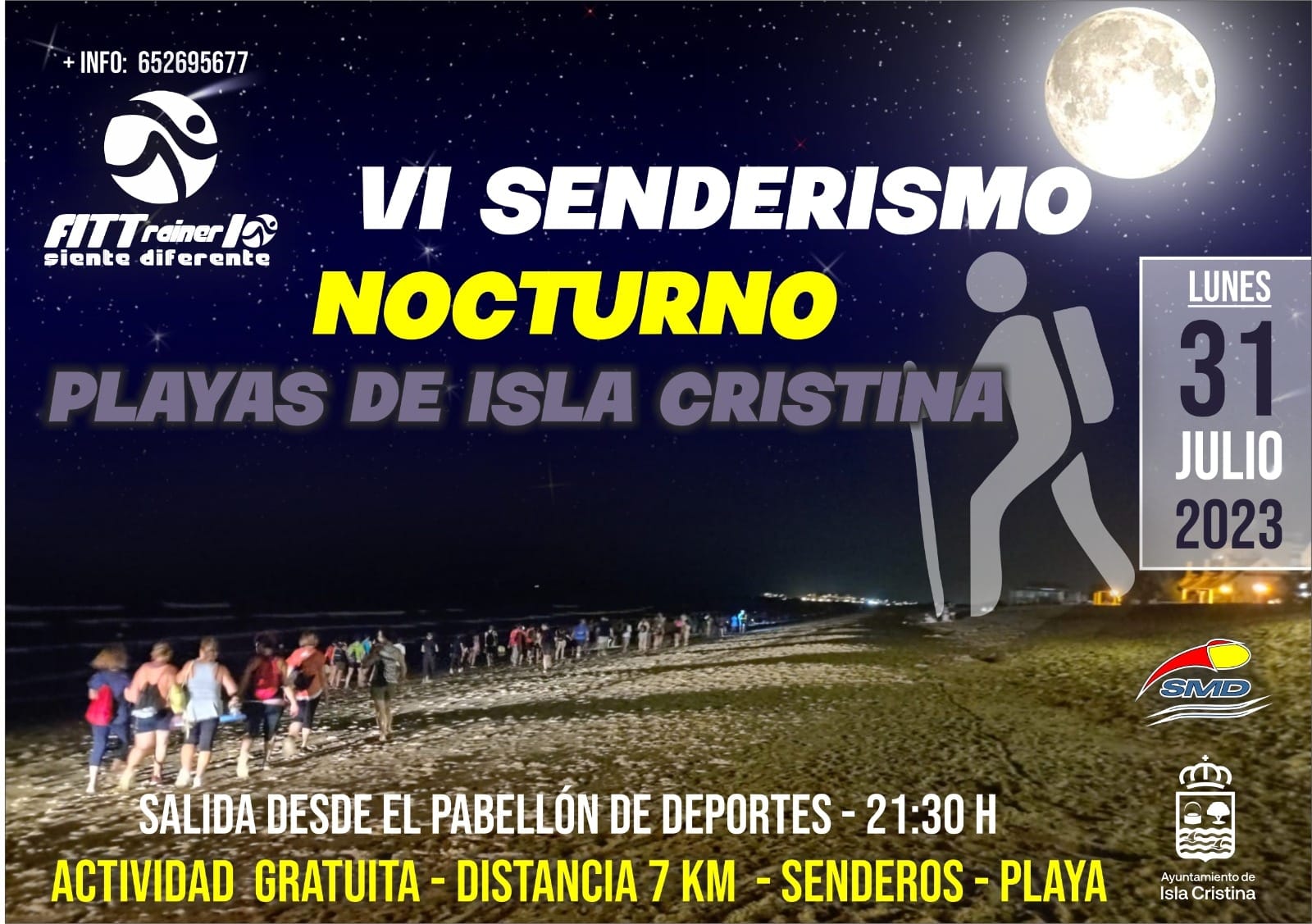 VI Senderismo Nocturno “Playas de Isla Cristina”