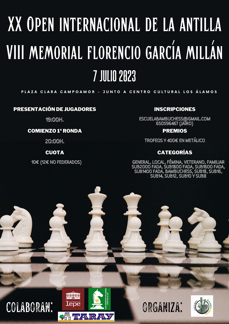 XX Open Internacional de La Antilla / VIII Memorial Florencio Garcia Millan