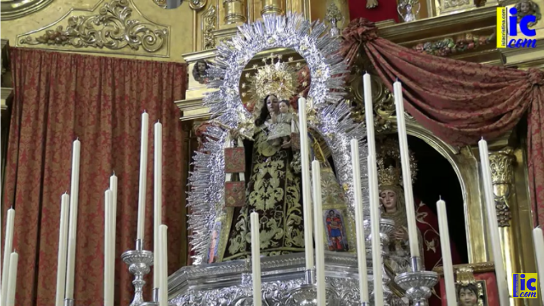 Preparación del Altar de Cultos – Hermandad del Carmen de Isla Cristina