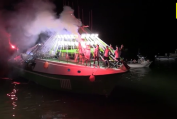 Desembarque y Saludo a la Flota Pesquera de Isla Cristina
