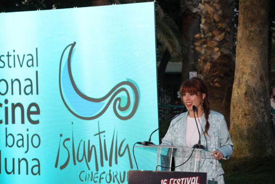 Silvia Vacas, presentadora de la gala
