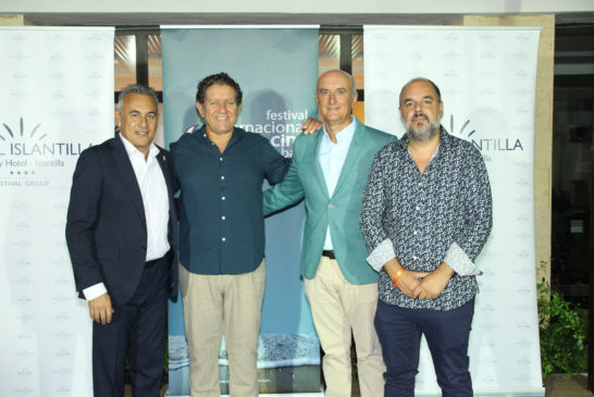 03 Pedro Casablanc, director del Festival y Alcaldes de Lepe e Isla Cristina