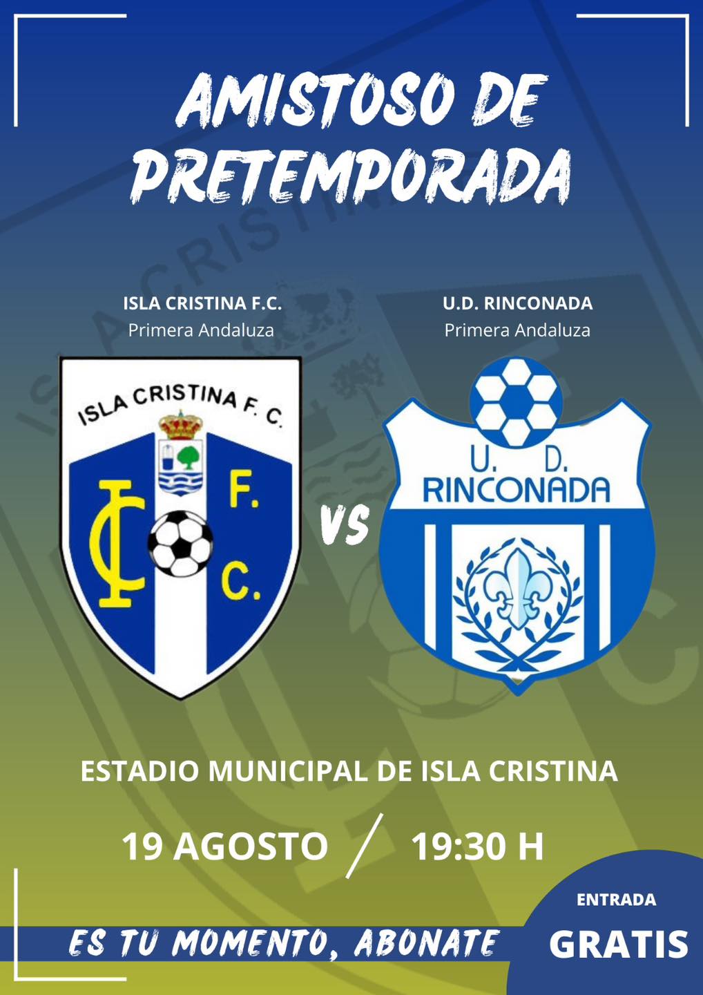Isla Cristina FC vs UD Rinconada