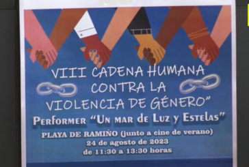 Presentación de la Cadena Humana Contra la Violencia de Género - Isla Cristina
