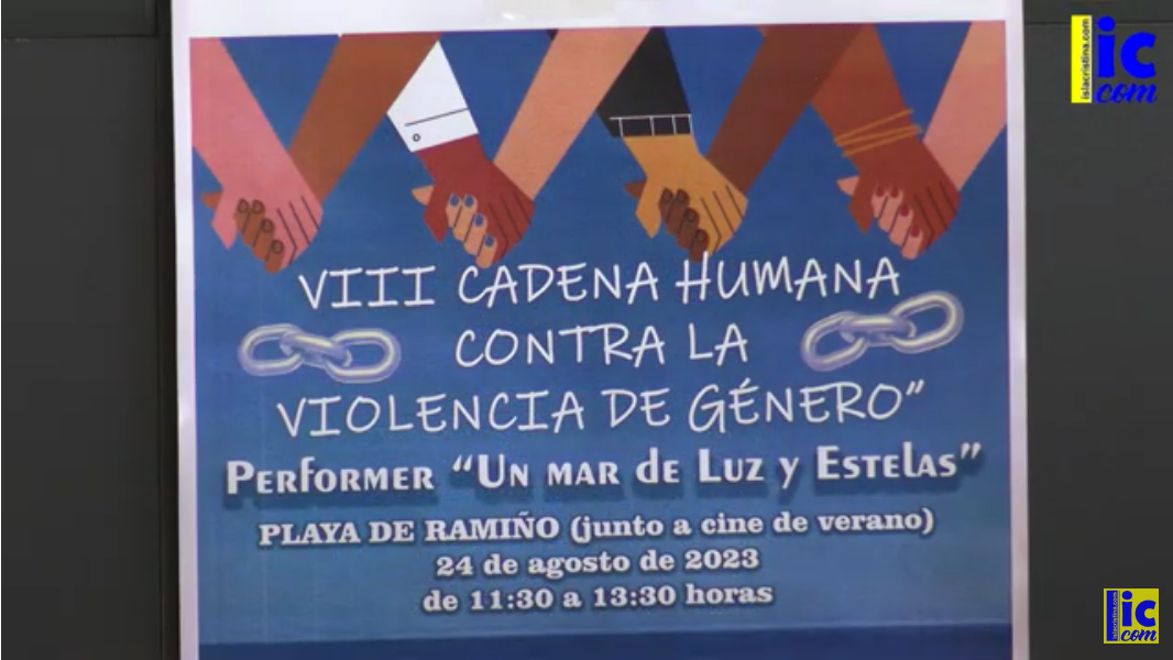 Presentación de la Cadena Humana Contra la Violencia de Género – Isla Cristina