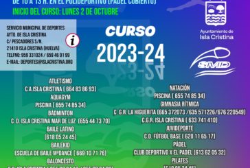 Se abre el plazo de inscripción de las Escuelas Deportivas de Isla Cristina