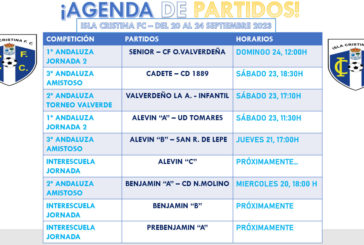 Agenda de partidos cantera Isla Cristina FC