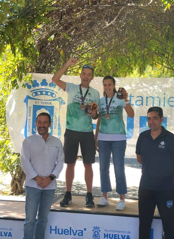 Laura Ramos y Enrique Villanueva revalidan título en el Campeonato de Andalucía de Nórdic Walking