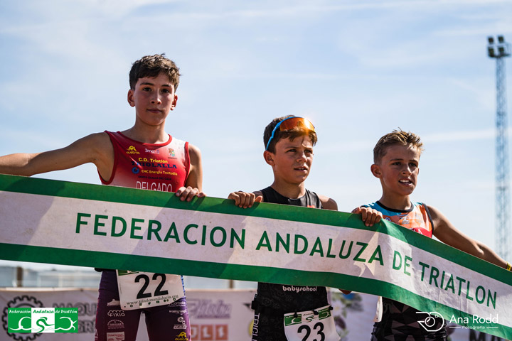 Gonzalo Delgado se cuelga la plata en el Campeonato de Andalucía de Duatlón Cross Alevín