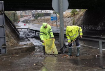 El 112 gestiona casi 150 incidencias por el viento y la lluvia en Andalucía occidental sin daños personales