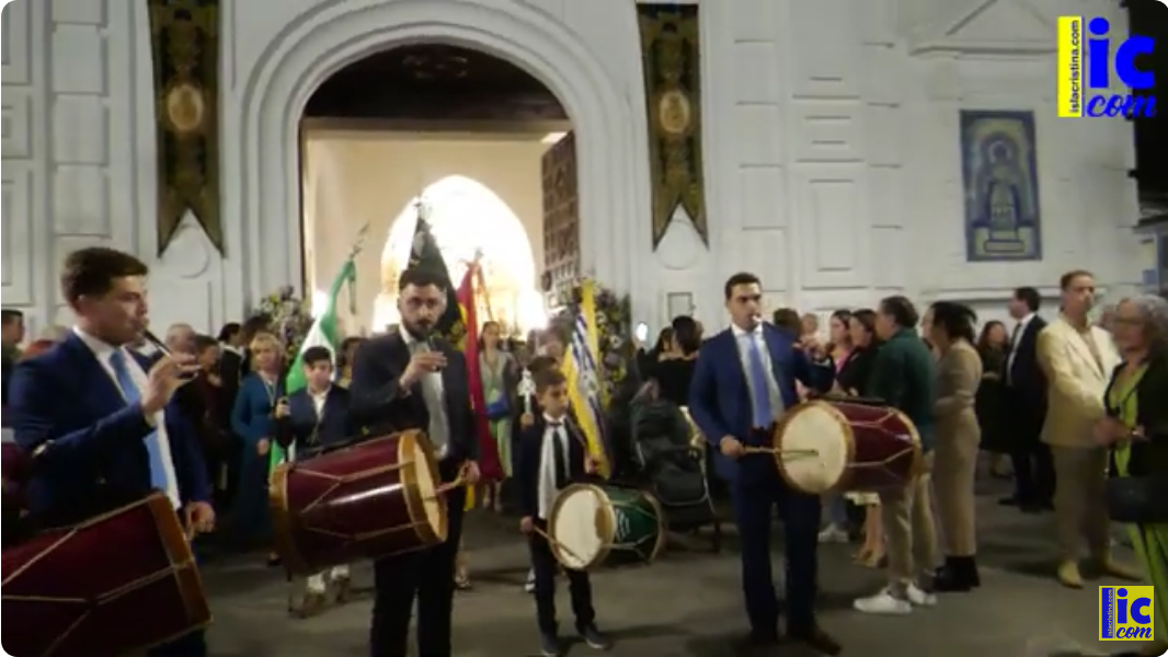 Video: Traslado del Simpecado desde la Parroquia de Los Dolores hasta la Casa Hdad-50 Aniversario-21 10 23.