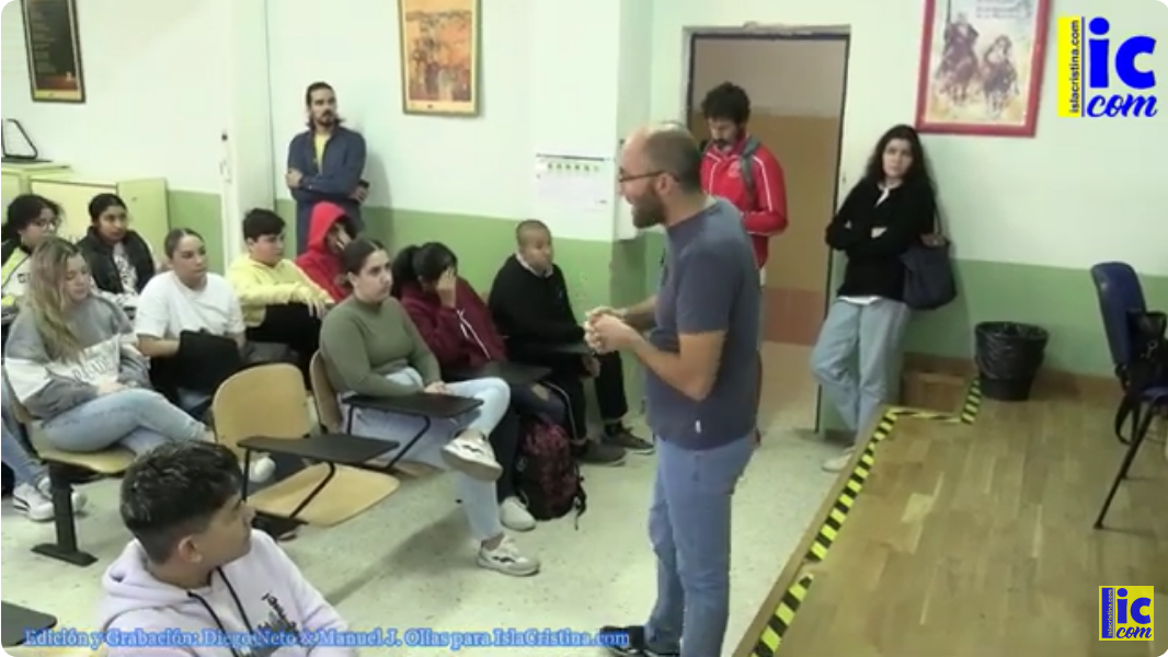 Video: Charla a los alumnos del IES “La Arboleda” de Lepe, por ASPROCASUR