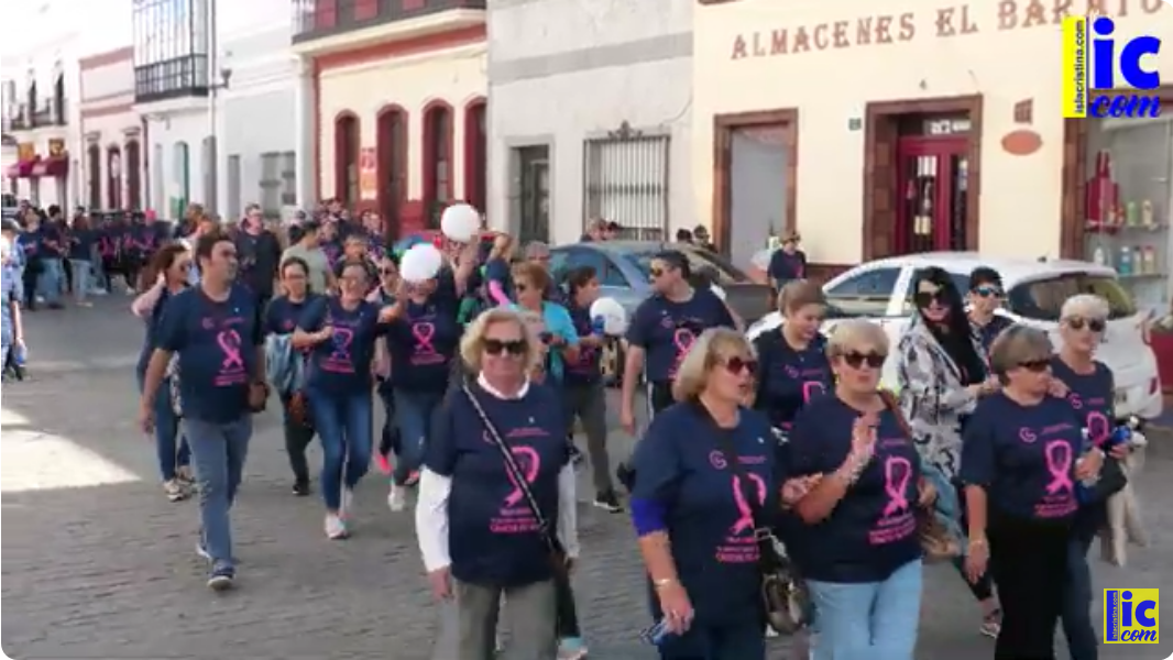 Video: VI Marea Rosa contra el Cáncer en Isla Cristina