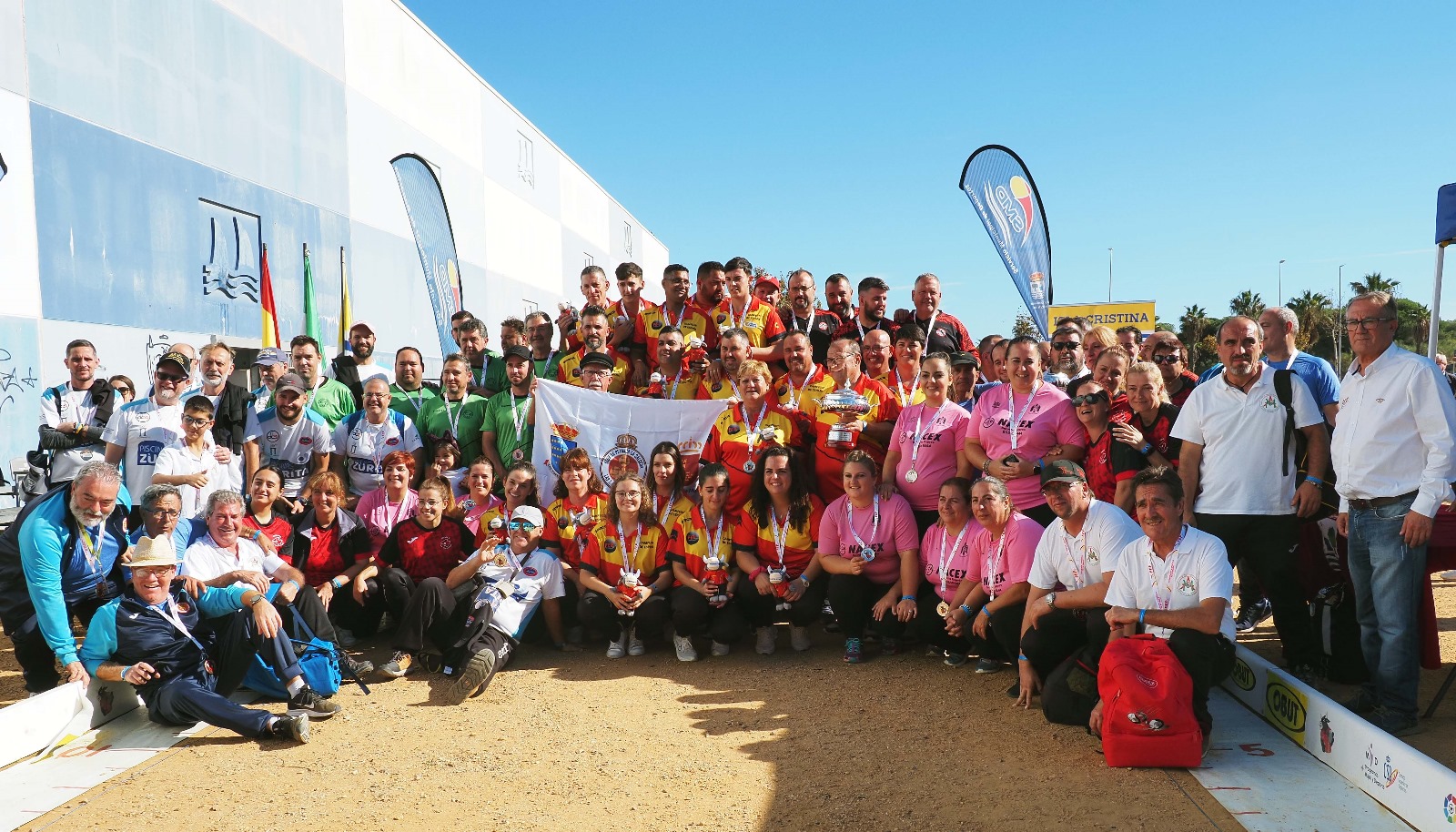 Isla Cristina acogió la fase final de la Liga de Clubes de Petanca
